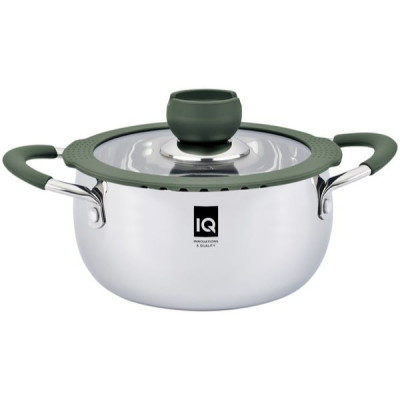 Кастрюля IQ Be Trendy Dark green 24 см 5,7 л IQ-2044-24
