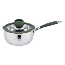 Ковш с крышкой IQ Be Trendy Dark green 16 см 1,6 л IQ-4044-16
