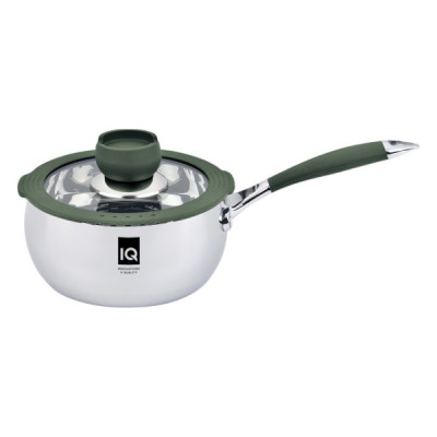 Ковш IQ Be Trendy Dark green 16 см 1,6 л IQ-4044-16