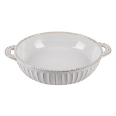 Форма керамическая круглая Limited Edition Allegra Biege 25,5x21x5,5 см GJH012-25-2-129