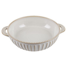 Форма керамическая круглая Limited Edition Allegra Biege 31x25x6 см GJH012-31-2-129