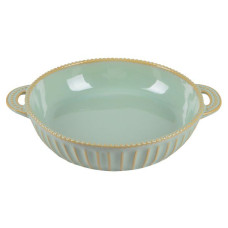 Форма керамическая круглая Limited Edition Allegra Oliva 31x25x6 см GJH012-31-2-131