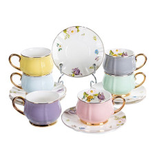 Набор кофейный 12 пр Lefard Mix of colors 95 мл 975-060