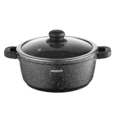 Кастрюля Ardesto Gemini Anzio 3,1 л, алюминий, черный AR2430GE