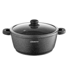 Кастрюля Ardesto Gemini Anzio 5,0 л, алюминий, черный AR2454GE