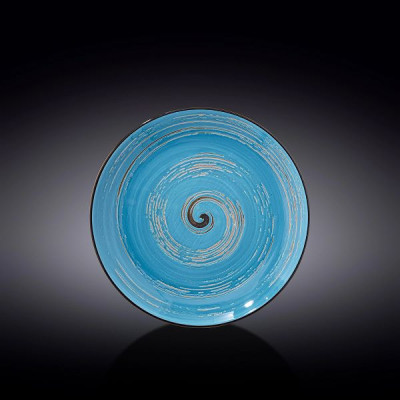 Тарелка круглая 23 см Wilmax Spiral Blue WL-669613 / A