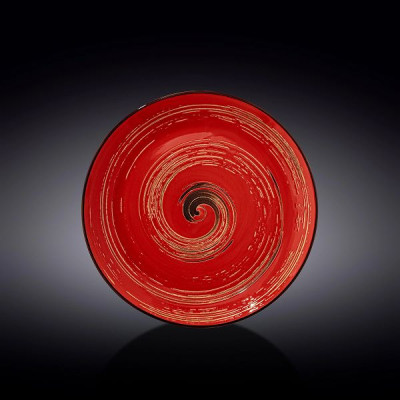 Тарелка круглая 25,5 см Wilmax Spiral Red WL-669214 / A