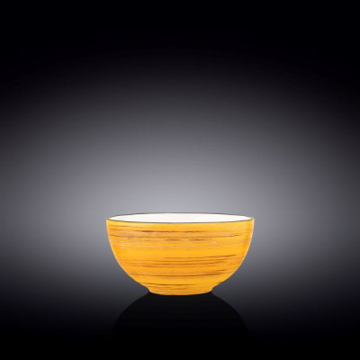 Салатник 14 см Wilmax Spiral Yellow WL-669430 / A