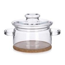 Кастрюля с крышкой Simax Gourmet 1,5 л + пластиковая крышка + пробковая подставка s520/6063