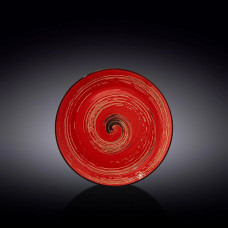 Тарелка круглая Wilmax Spiral Red 20,5 см WL-669212 / A