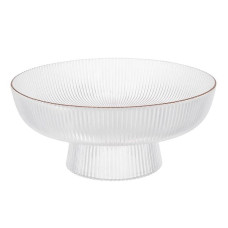 Фруктовница на ножке Viva Edge Clear 20,5x9 см B100068
