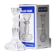Подсвечник стеклянный Crystal Big Passion 15 см 83241011-3