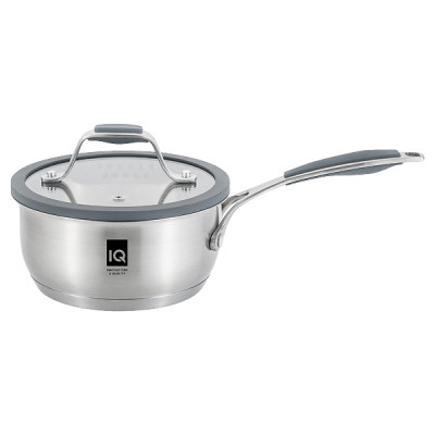 Ковш со стеклянной крышкой 1,6 л, d 16 см IQ Be Brave IQ-4052-16