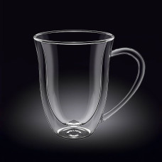 Кружка тюльпан с двойным дном Wilmax Thermo 400 мл WL-888727 / A