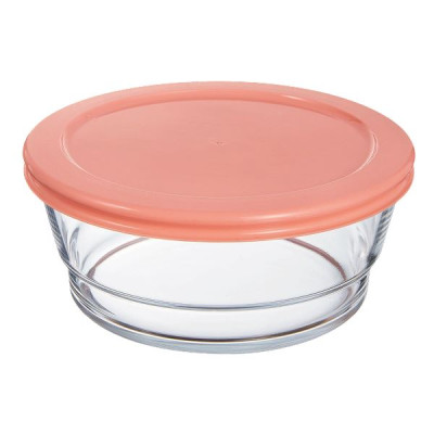 Салатник круглый с пластиковой крышкой 16,5 см Luminarc Eat & Joy, 1100 мл (арт.V9355)