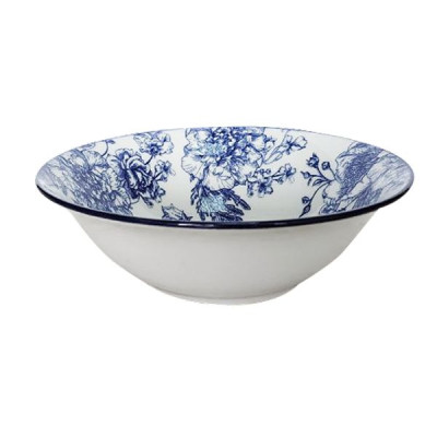 Салатник Limited Edition Blossom Blue 22,5 см, 1200 мл, фарфор (арт. YF7001-6)
