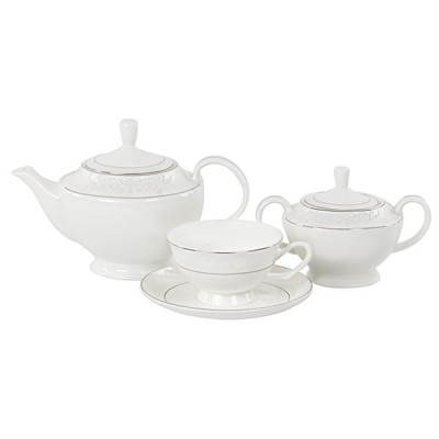 Чайный сервиз Lefard Aura 14 пр, фарфор, на 6 персон (арт.440-111)