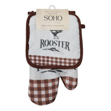 Набор рукавичка + прихватка SOHO Rooster