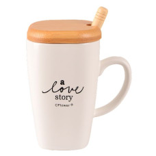 Кружка с крышкой и ложкой Led Simple Things C 360 мл B060480
