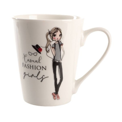 Кружка 300 мл Limited Edition Fashion Girl A, фарфор (арт. B02-T3977A)