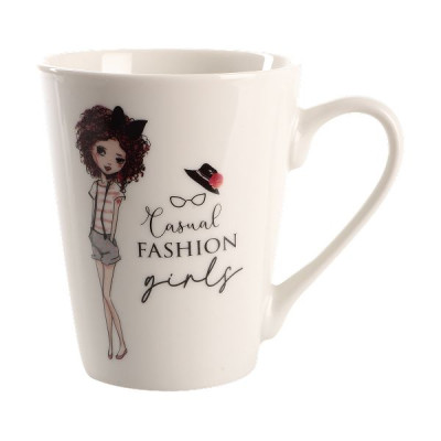 Кружка 300 мл Limited Edition Fashion Girl B, фарфор (арт. B02-T3977B)