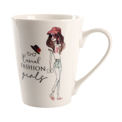 Кружка 300 мл Limited Edition Fashion Girl C, фарфор (арт. B02-T3977C)