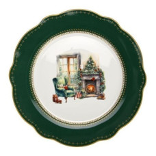 Тарелка Fissman Christmas Eve 27 см фарфор 13755