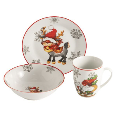 Детский набор Limited Edition Ny Fawn 3 пр, фарфор (арт. TRSC-HD5022-BT01)