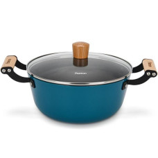 Кастрюля Fissman Seagreen 24x11 см, 4 л чугун 4014