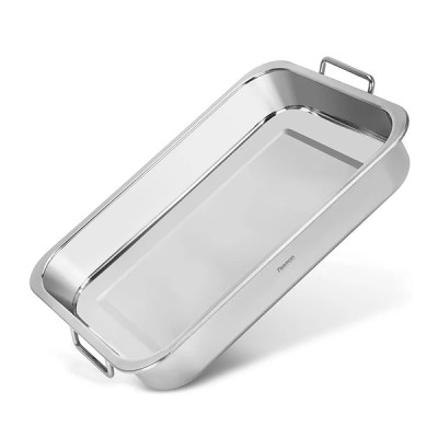 Противень с ручками Fissman 36x26x6 см, нержавеющая сталь (арт. 5882)