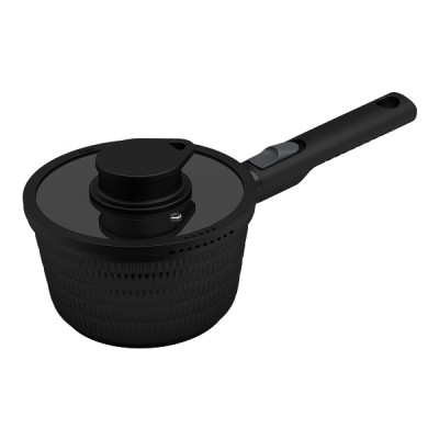Ковш со съемной ручкой Ringel Grey line 16 см 1,4 л (арт. RG-4155-16)