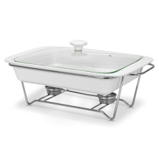 Мармит прямоугольный Fissman Parmigiano 36,7x22,8x6,3 см 2,3 л фарфор 13709