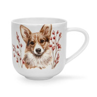 Кружка Fissman Dogs 380 мл фарфор 16069