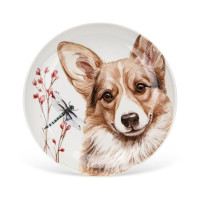 Тарелка Fissman Dogs 15 см фарфор 16079