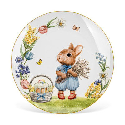 Тарелка 27 см Fissman Easter, фарфор (арт. 16096)